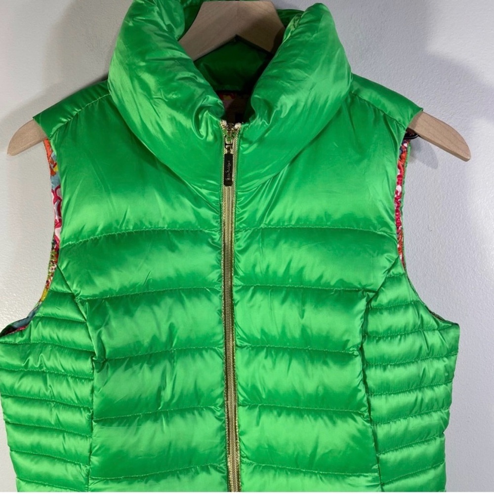 Lily Pulitzer Allie Green Puffer Vest